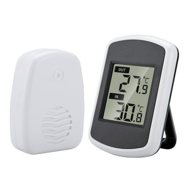 FungLam Indoor Outdoor Thermometer, LCD â /â Wireless Digital ...