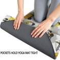 thumbnail image 3 of Cartoon Construction Vehicles Splashes White Pattern Hot Yoga Mat Towel Non Slip for Hot Yoga - Quick-Drying Yoga Mat Cover with 4 Corner Pockets with Travel Bag - Hot Yoga Towel Non Slip 70"x26", 3 of 6