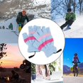 thumbnail image 2 of Gants Chauffants USB d'Hiver pour Femmes, Gants Chauds Sans Doigts (Violet), 2 of 5