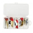 thumbnail image 1 of Kit de Señuelos de Pesca de lentejuelas, cebo Artificial duro con anzuelo, accesorio de pesca XLT-1, 10 Uds. YUNYI BRAND  Deportes, 1 of 8