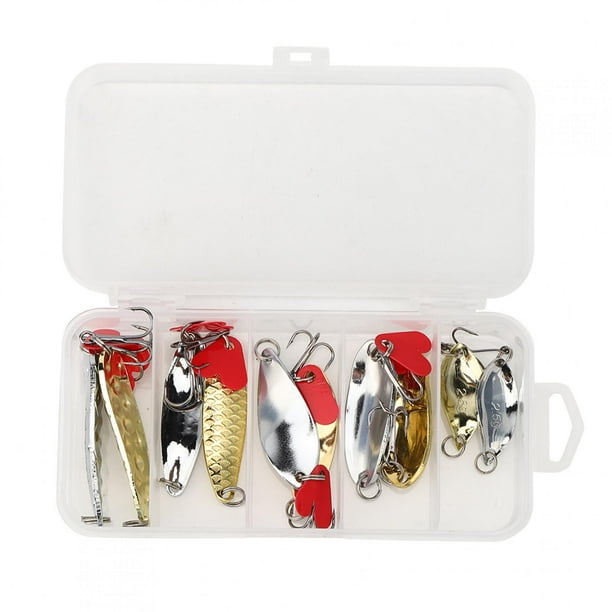 Kit de Señuelos de Pesca de lentejuelas, cebo Artificial duro con anzuelo, accesorio de pesca XLT-1, 10 Uds. YUNYI BRAND Deportes