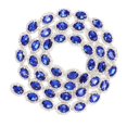 thumbnail image 4 of Cadena De Borla De Cinta De Diamantes De Imitación, Franja Azul De Diamantes De Imitación De 1,5 Cm De Ancho Para Ropa, 4 of 7