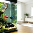 thumbnail image 4 of Cueva decorativa para acuario con escondite para peces | Túnel realista para gambas | Refugio para peces pequeños y gambas enanas | Zona de alimentación y descanso para el hábitat del acuario, 4 of 5