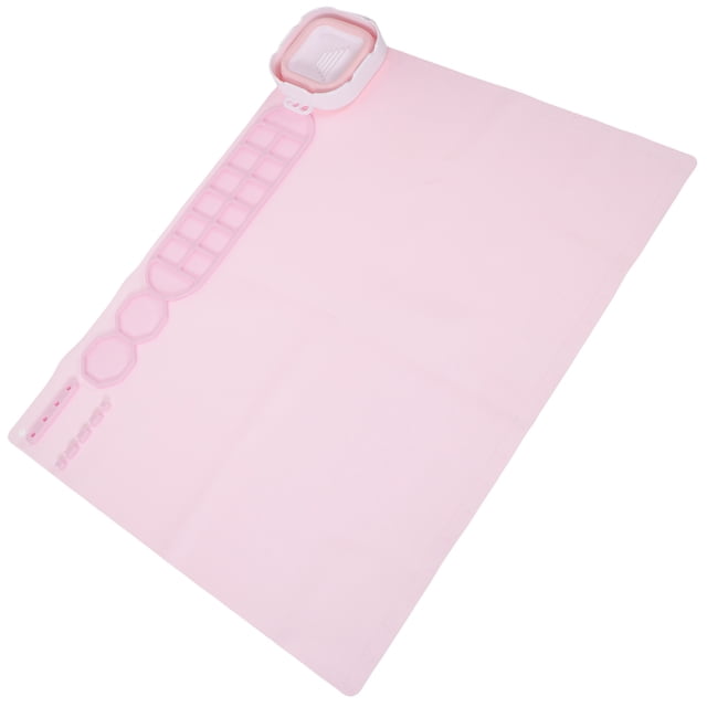 OULII 1Pack Heat Protection Silicone Mats for Crafts Sewing and Nail Art Sessions