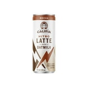 (12 pack) Califia Farms Mocha Oatmilk Nitro Draft Latte Cold Brew Coffee, 7 Fl Oz | Dairy Free | Gluten Free | On-the-Go (12-pack)