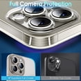 thumbnail image 2 of Crystal Clear Case for iPhone 15 Pro Max, [Not Yellowing] [Camera Protection] [Military Grade Drop Tested] Transparent Shockproof Protective Soft Silicone Slim Cover, 6.7", Transparente, 2 of 8