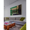 thumbnail image 6 of Marmont Hill - "Green Teeth" Painting Print on Natural Pine Wood, 6 of 7