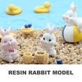thumbnail image 6 of KONTONTY 8-Piece Assorted Color Resin Figurines for Home and Garden Decoration Set, 6 of 7