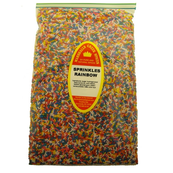 Family Size Refill Marshalls Creek Spices Sprinkles Rainbow Seasoning, 48 Ounce