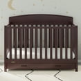 thumbnail image 2 of Graco Benton 5-in-1 Convertible Baby Crib with Drawer, Espresso, 2 of 11