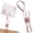 A*10, variant on Double Ended Metal Card Holder for Table Number Picture Flower Bouquet, Multi-Functional Label Clip for Menu Memo Cards, Coffee Shop Shop Price Display Wire Clip, YMMB A