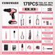 thumbnail image 2 of Kit de herramientas COMOWARE de 171 piezas con taladro eléctrico de 20 V para mujer con bolsa, 2 of 8