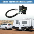 thumbnail image 2 of Unique Bargains Car Auto Trailer Tow Wiring Harness Plug Replacement for Ford F250 2002-2004, 2 of 7