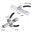 thumbnail image 4 of Acoplador de herramienta de grasa de acero inoxidable desmontable Universal 690Bar anillo de sellado de goma M6/M8/M10/M12 accesorios de boquilla Herramientas eléctricas Tipo 1 con manguera Eigraketly TO009188-02, 4 of 6