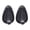 Black, variant on Heavy Duty Wall Hook Kirsite Construction Simple Look High Weight Easy Installation Decorative Hook