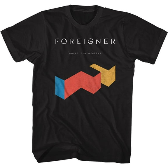 Foreigner Agent P Black Adult T-Shirt
