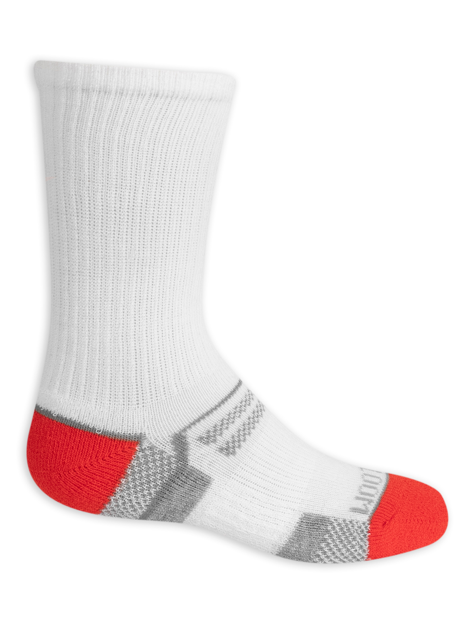 Fruit of the Loom Boys Active Crew Socks, 12 Pack, Sizes S-L - image 2 of 5
