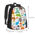 thumbnail image 2 of Balery Animals Backpack for Men and Women - Durable 600D Oxford Cloth -Large Capacity, Water-Resistant School, Travel, and Hiking Bag, 2 of 7