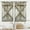 02gray, variant on Farmhouse Animal Curtains 27.5Wx39H Inch Rod Pocket Vintage Country Farm Chicken Cow Pig Western Kitchen Decor Rustic Sketch Windmill Small Living Room Window Drapes Treatment Fabric 2 Panels