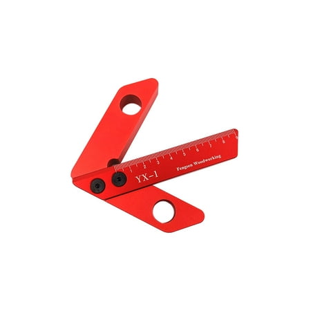 

Woodworking Ruler Line Gauge Center Finder 45/90 Degree Carpenter Measuring Tool
