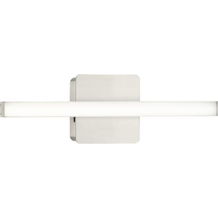 

Phase 4 Collection 16 in. Brushed Nickel Small Modern Integrated 3CCT Integrated LED Linear Vanity Light