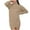 Khaki 1, variant on Sweater Dress for Women Turtleneck Long Sleeve Sweater Mini Dress Cocktail Party Knit Short Dresses