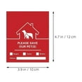thumbnail image 2 of Minkissy 30 Sheets of Emergency Alert Window Sticker Indicator for Emergency Situations, 2 of 8