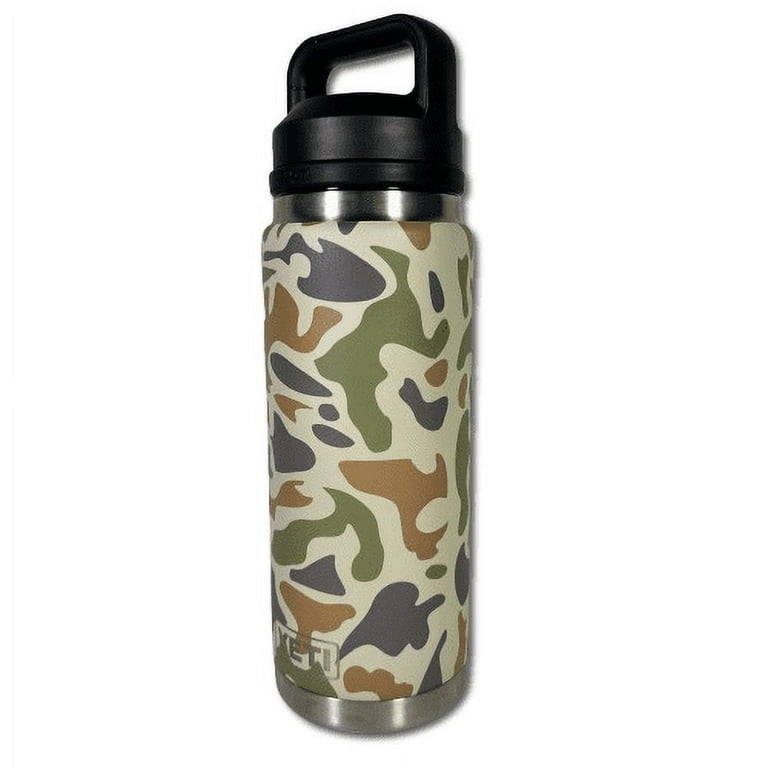 YETI Rambler 26 oz Bottle Stainless Steel with Chug Cap Tan Camo