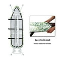 thumbnail image 4 of Kuiaobaty Leaf Green Pattern Ironing Board Cover Non-Slip Ironing Board Replacement Cover Protective Scorch Polyster with Elastic Edge and 3 Fasteners Home & Kitchen Accessories, 4 of 5