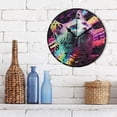 thumbnail image 3 of Dreamtimes Cat in Space Wall Clock, Silent Non Ticking 10 Inch Battery Operated Wall Clocks, Easy to Read Clock for Home Kitchen Living Room Bathroom Office, 3 of 6