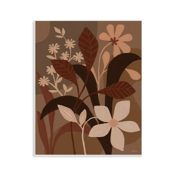 Stupell Industries Boho Plant Layers Plants & Flowers Painting Unframed Art Print Wall Art, 11 x 14