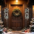 thumbnail image 5 of Ckraxd Christmas Simulation Needle Wall Hanging Decoration for Hotel and Mall Display, Realistic Faux Greenery Photo Backdrop, Festive Holiday Decor for Weddings and Events, 5 of 6