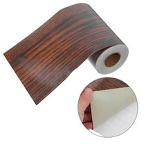 Raindrops Wood Grain Wallpaper Border Peel And Stick Wallpaper Self Adhesive Mirror Frame Border Sticker For Kitchen Bathroom Bedroom Home Decor Brown