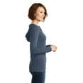 thumbnail image 3 of District Made Ladies Perfect Tri Long Sleeve Hoodie-2XL (Navy Frost), 3 of 6