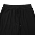 thumbnail image 5 of Blmnix Palazzo Men's Pants Baggy Corduroy Pants Comfy Pants Low Rise Pants Straight-Leg Black Long Mens Pants Casual,L, 5 of 9