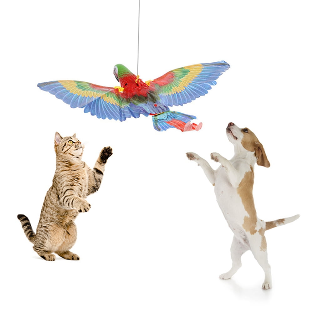 Bird Mechanical Flying Toy, Bird Interactive Cat Toy, Electric Hanging Flying Bird Hanging