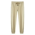 thumbnail image 1 of UAMVSH Pantalon de Randonnée pour Femme Grande Taille à Séchage Rapide Pantalon Cargo d'Extérieur Décontracté à Bas Resserré Pantalon Jogger avec Poches pour Camping Voyage, 1 of 2