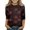 Vermilion, variant on Grblisyd Boys Girls 3/4 Sleeves Halloween Tops Casual Crewneck Trendy Graphic Shirts for Fall Daily Wear Clothes