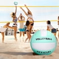 thumbnail image 4 of Volleyball Taille 5 PVC Souple Volleyball de Plage pour Entraînement Intérieur Extérieur, Résistant à l'Eau, Comprend 1 Balle Déployable Expédiée, 4 of 6