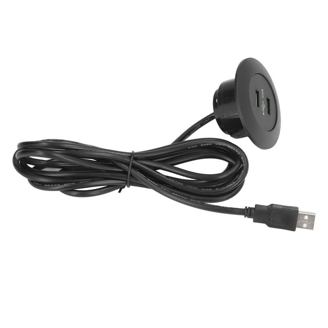 Toma de Carga USB para Sofá, Regleta Empotrada Con dos Puertos de Carga USB, Ideal para Sofá, Mesa, Mesita de Noche, Oficina y Hogar.
