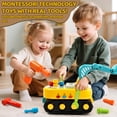 thumbnail image 4 of Marstone Take Apart Excavator Toy for Toddlers 18 Months+, Construction Truck with Lights & Music, Cute Bear Driver, Electric Drill, Wrench, Hammer & Screws – Educational STEM Vehicle for Boys, 4 of 6