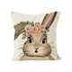 thumbnail image 2 of Funda de cojín decorativa con diseño de zanahoria y conejo de Pascua para sala de estar, dormitorio, sofá, vacaciones, forma retorcida, 2 of 6