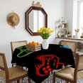 thumbnail image 3 of Game Controller Table Cloth Waterproof Tablecloths, Modern Art Gaming Handheld Black Tablecloth Dining Table Cover for Kitchen Party Tabletop Outdoor, Square Tablecloth 60x60 Inch, 3 of 9
