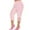 Pink, variant on Frostluinai Plus Size Capri Leggings Eyelet Embroidery High Waist Stretch Capris Pants Solid Color Slim Fit Yoga Workout Capris