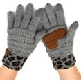 thumbnail image 1 of Gant Côtelé Solide pour Femme avec Embouts Intelligents (G-20)(G-33), 1 of 2
