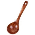 thumbnail image 2 of Visland Heat-Resistant Soup Serving Ladle Anti-scald Handle Wood Cooking Utensils Soup Spoon for Canning and Pouring, 2 of 8