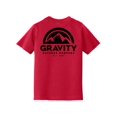 thumbnail image 2 of Gravity Outdoor Co. Chemise de Voyage pour Tout-Petit, Rouge Noir 4T, 2 of 2