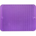 thumbnail image 1 of MicoYang Tapete de silicona para secar platos para uso múltiple, fácil de limpiar, ecológico, tapete de silicona resistente al calor para encimera o fregadero de cocina, refrigerador o revestimiento d, 1 of 4