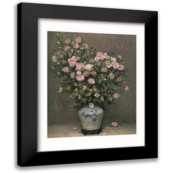 DYF 12x14 Black Modern Framed Museum Art Print Titled - Rosiers