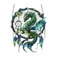 thumbnail image 3 of Dragon Suncatcher Modern Dragon Dreamcatcher Window, Dragons Ornament Acrylic Window Hanging, Gift for Mythical Creature Lovers, Home Wall Room Hanging Decor, Christmas Decorations (Green), 3 of 9